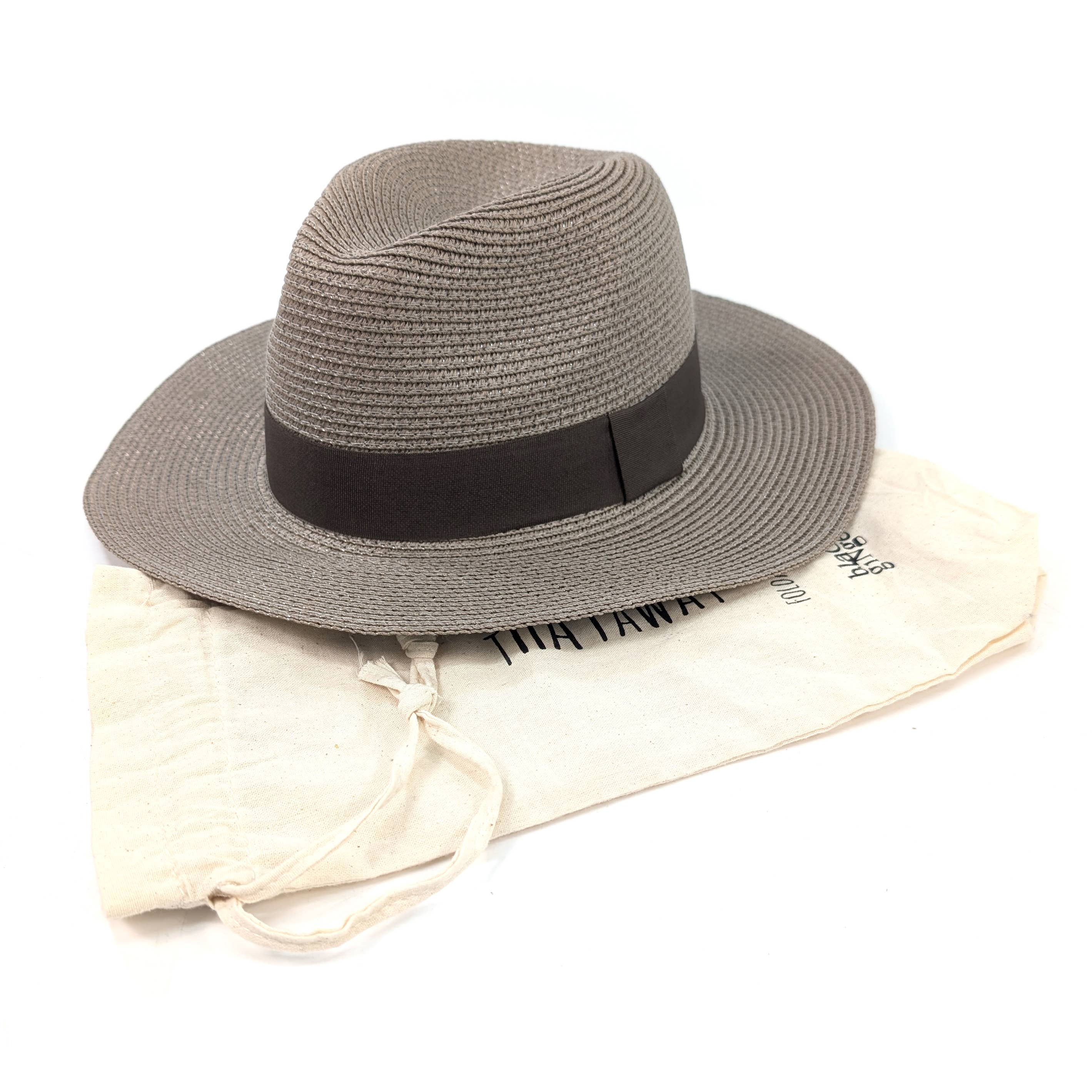 Mocha Panama Foldable Hat (57cm) (Copy)