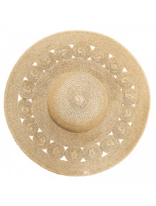 Cut Out Detail Sun Hat Cream: One
