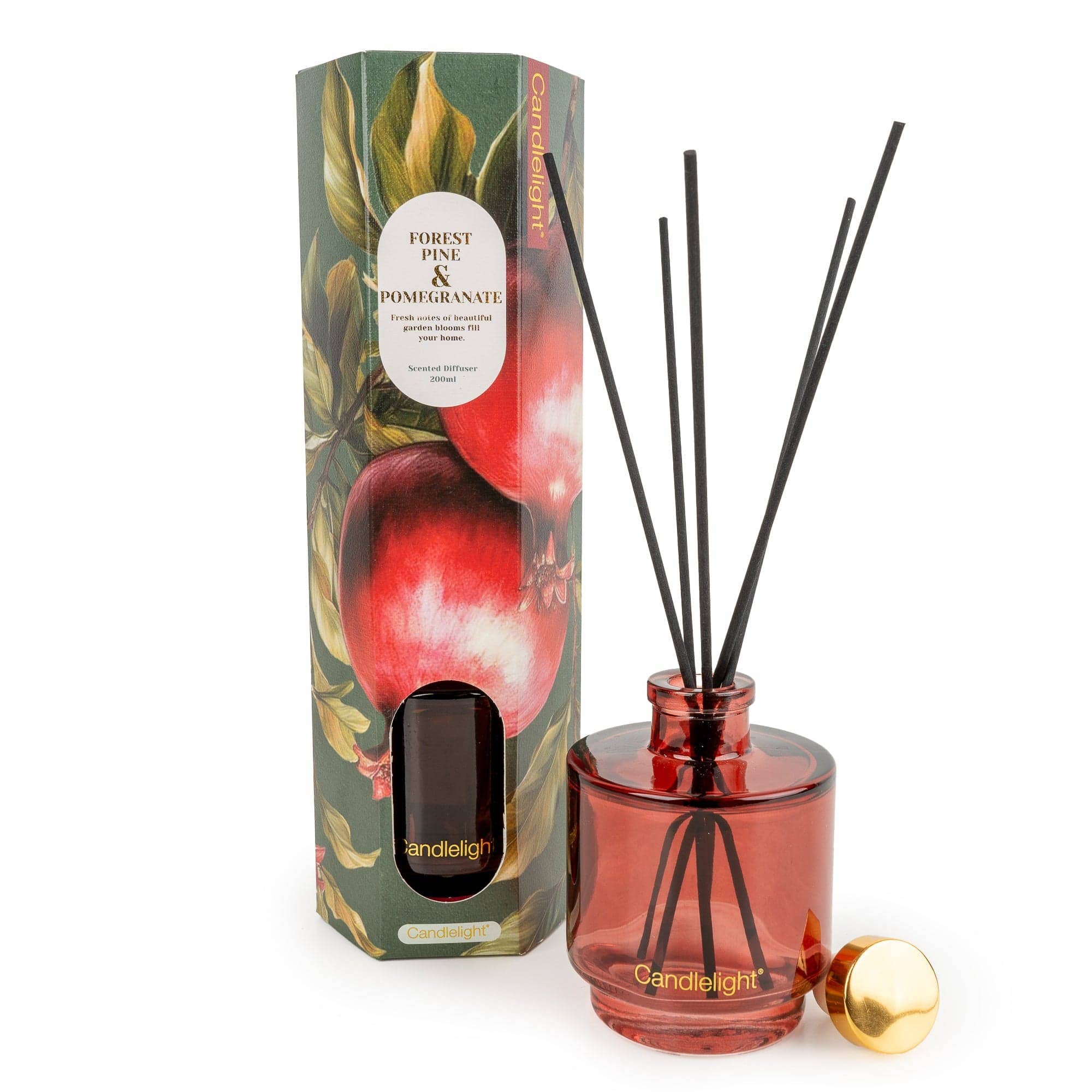200ml Reed Diffuser - Forest Pine & Pomegranate 6pk