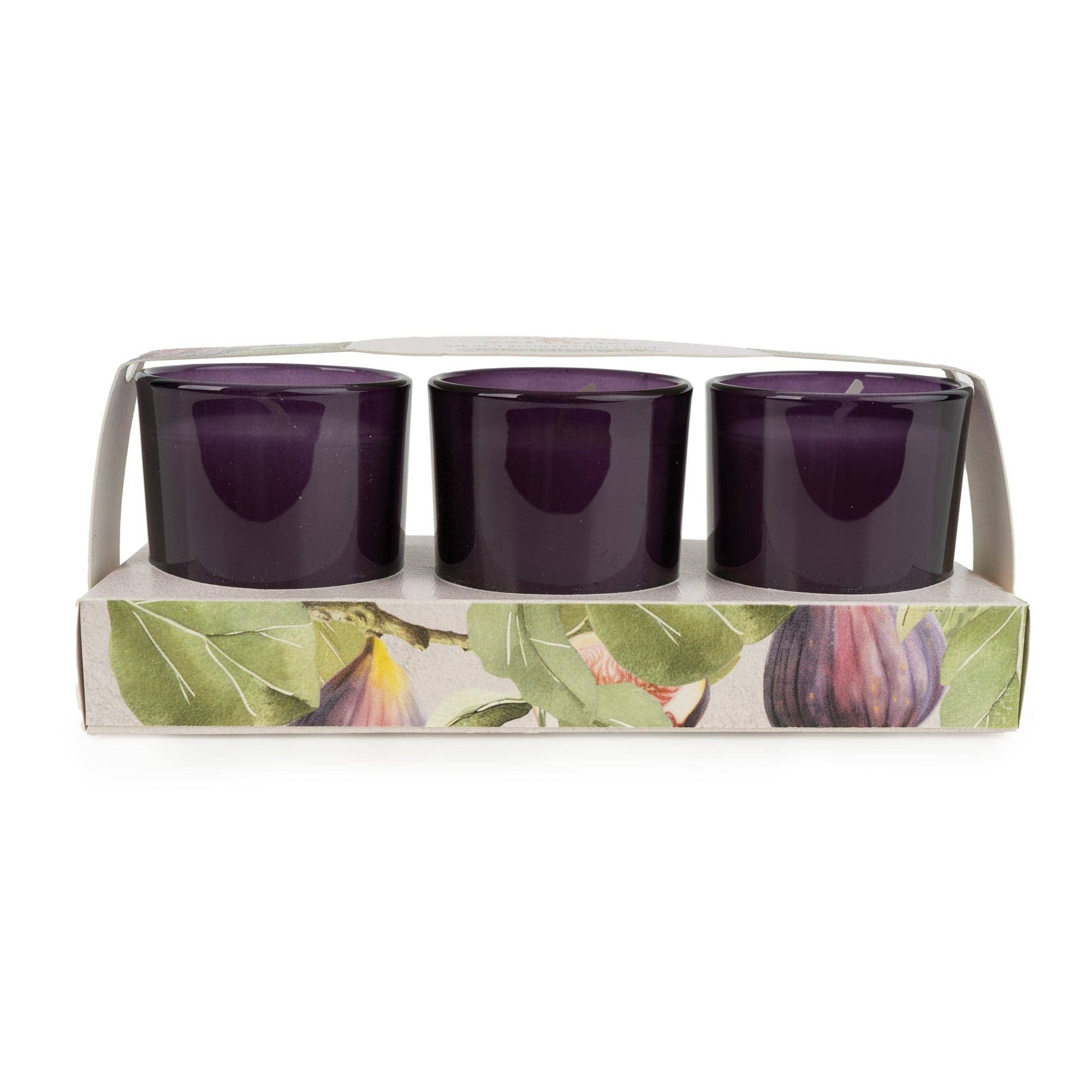 Set of 3 Votive Candles - Wild Fig & Saffron 6pk