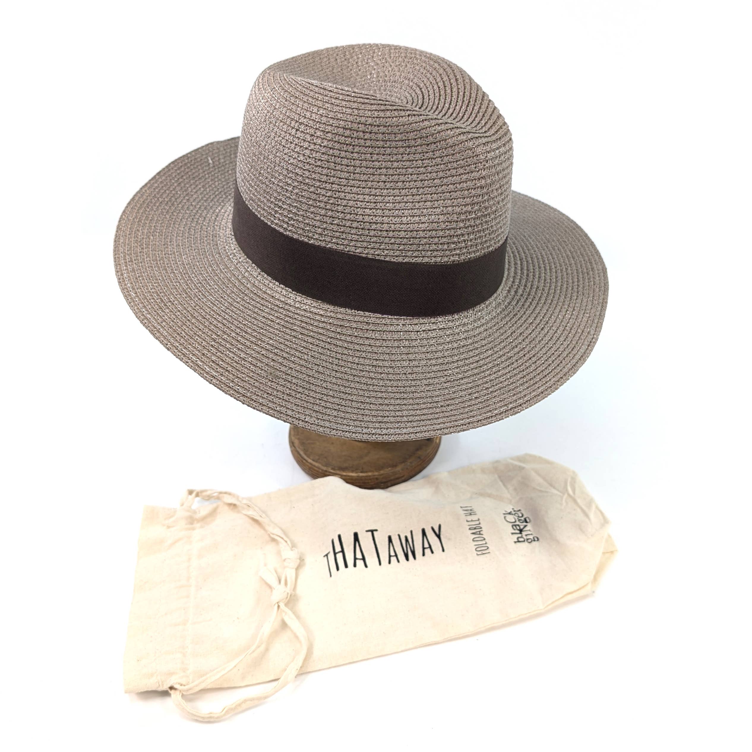 Mocha Panama Foldable Hat (57cm) (Copy)