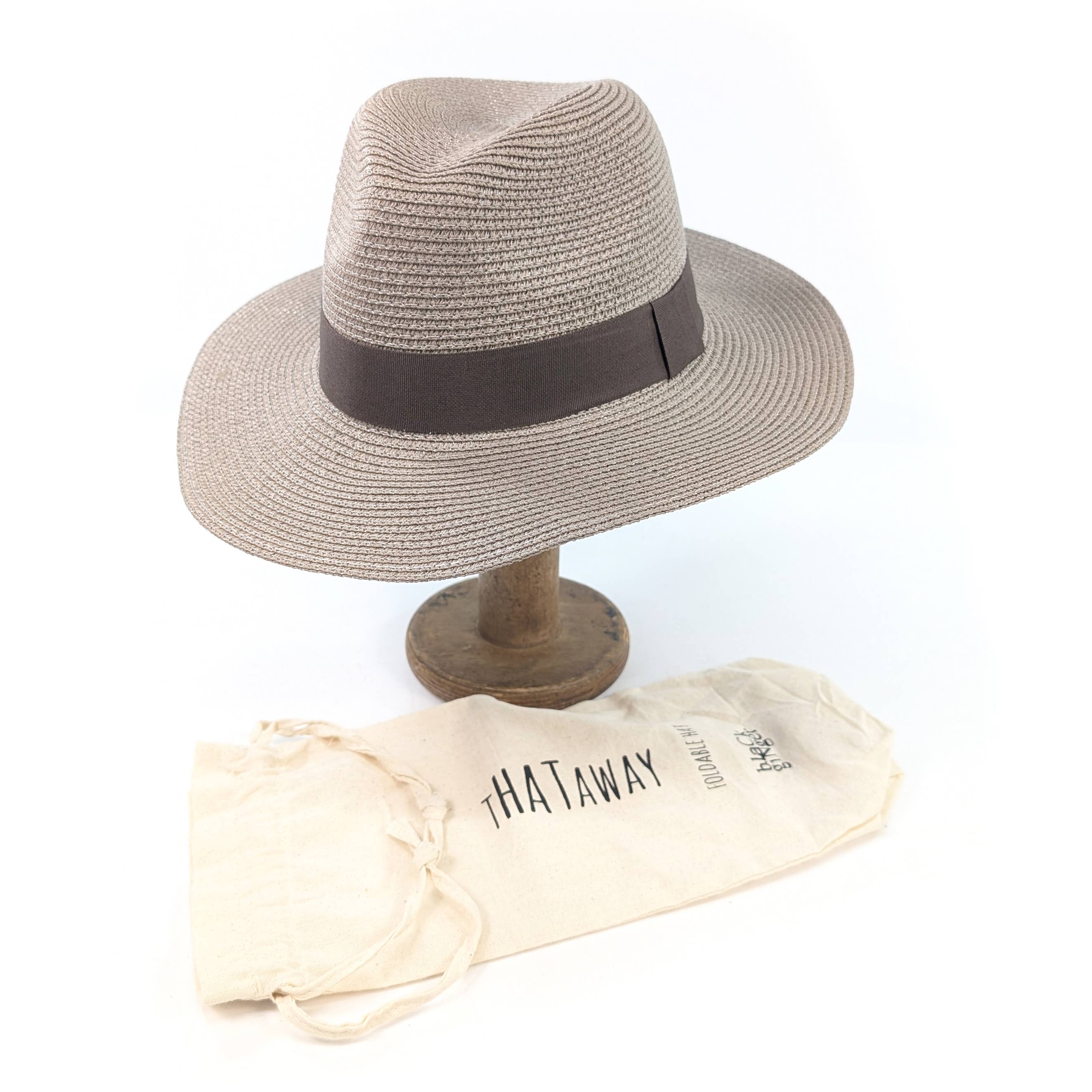 Mocha Panama Foldable Hat (57cm) (Copy)
