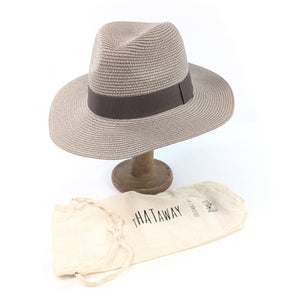 Mocha Panama Foldable Hat (57cm) (Copy)