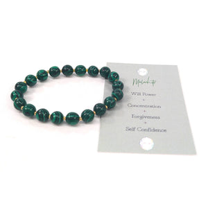 Green Malachite Stone Bracelet