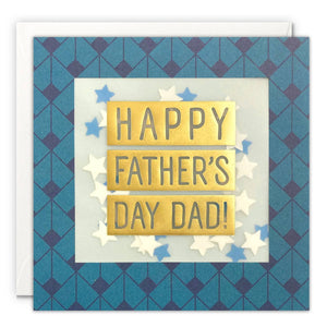 Happy Father's Day Dad Deco Shakies Card