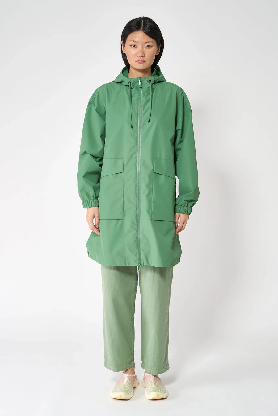 Tanta Waterproof Jacket - Nebbia Comfrey