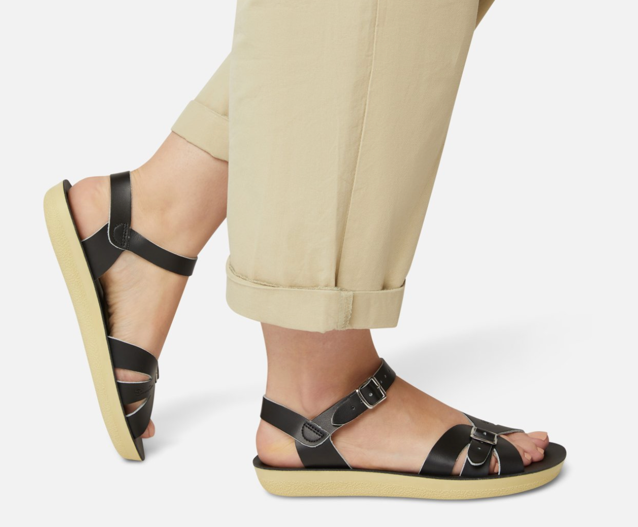 Salt-Water Sandals  - Boardwalk Black