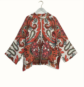 One Hundred Stars Linen Jacket - Fiesta