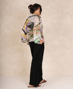 One Hundred Stars Kimono - Spring White