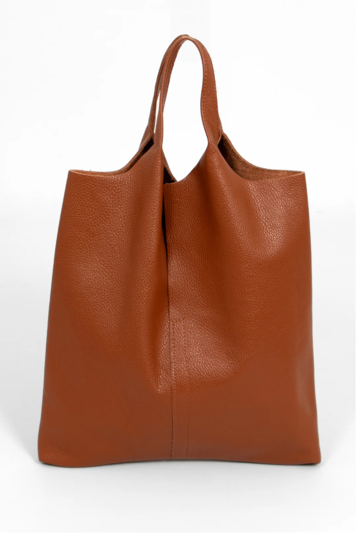 Tan Leather Tote
