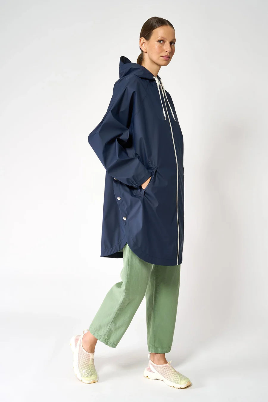 Tanta Waterproof Jacket - Poncho Navy