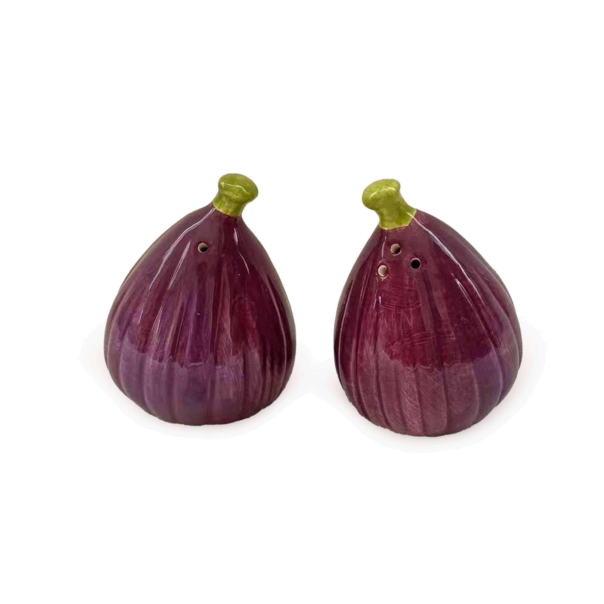 Salt & Pepper Pots Fig Shaped 6PK