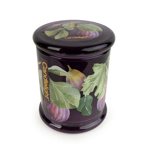 Large Lidded Glass Jar Candle - Wild Fig & Saffron 6pk