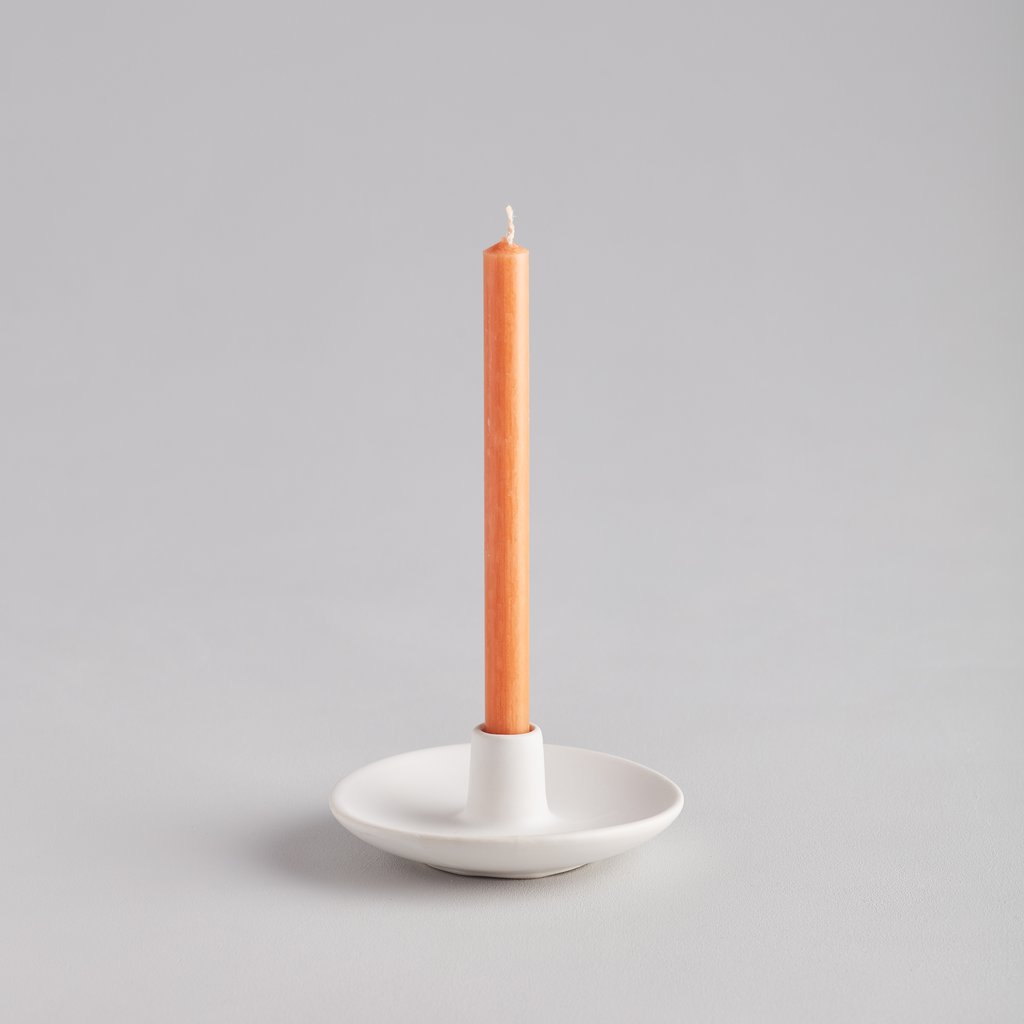 Matte White Mini Candle Holder
