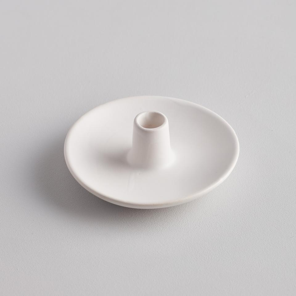 Matte White Mini Candle Holder - The Voewood