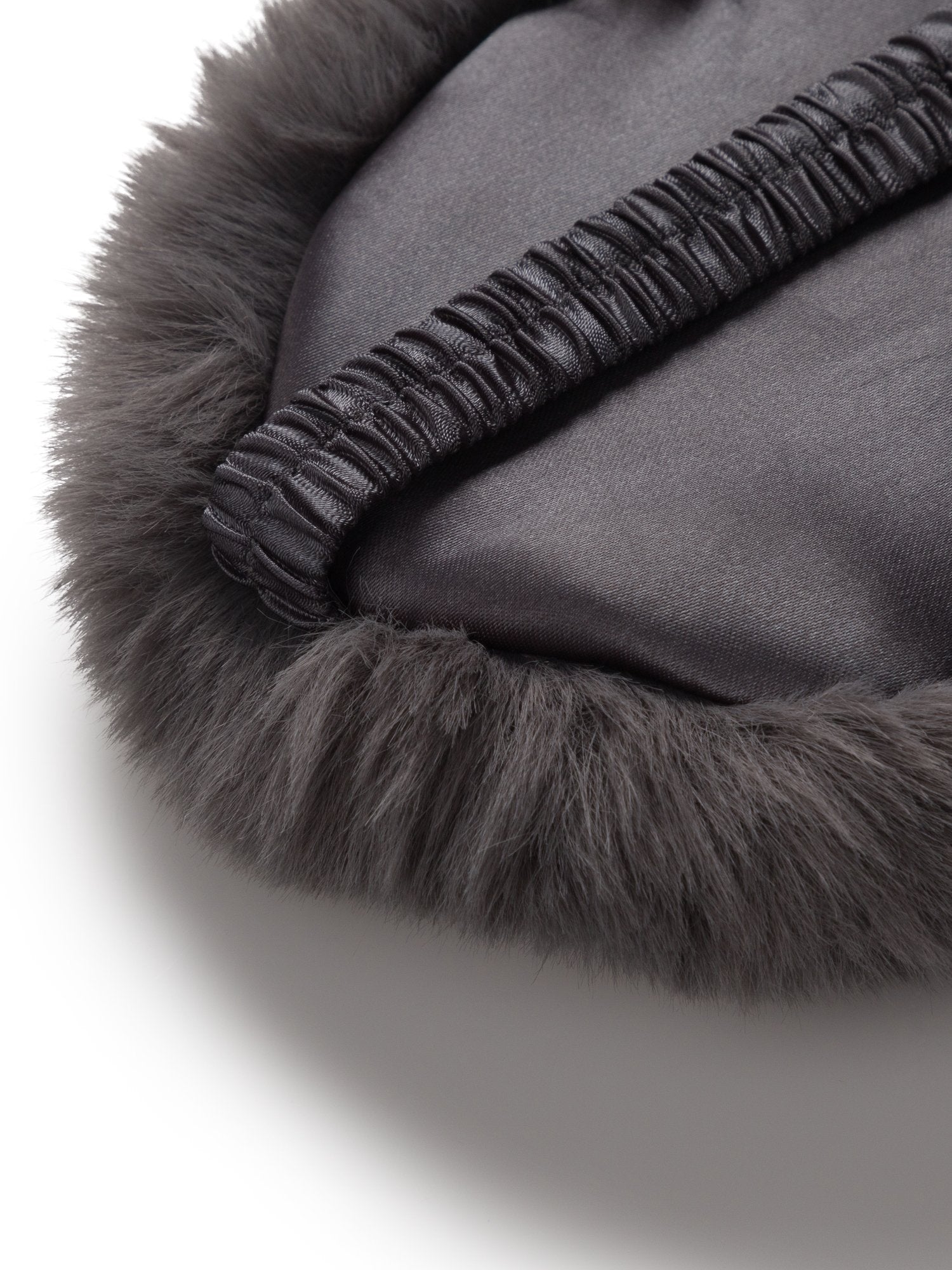 Liz Eye Mask | Fur | Charcoal - The Voewood